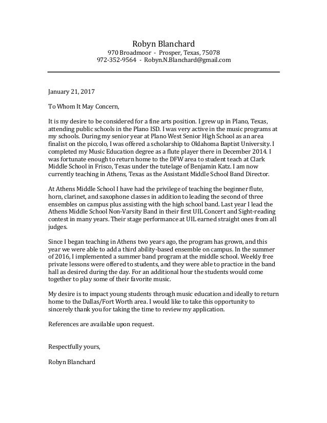 art teacher experience letter art teacher cover letter uk